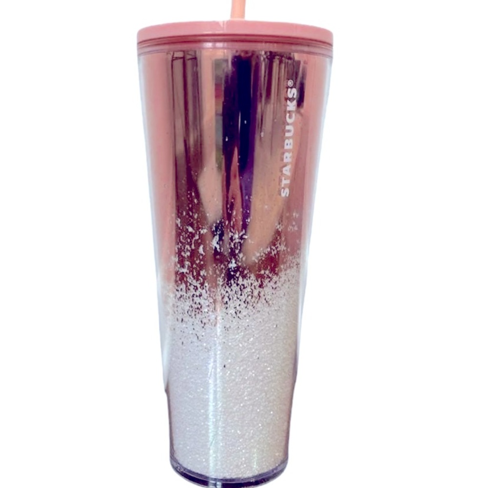 NWT Starbucks 2019 Rose Gold Holiday Tumbler